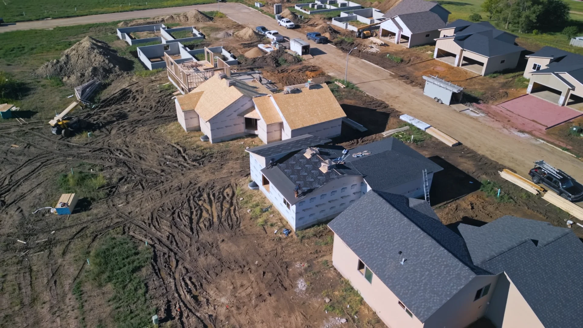 Neighborhood in construction